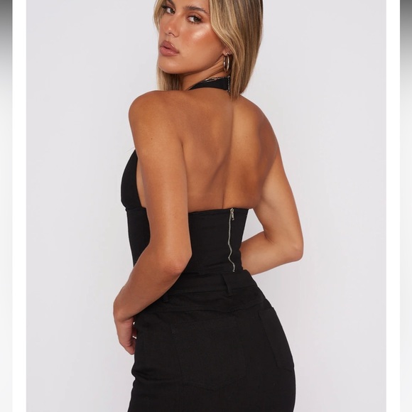 White Fox Secret Identity Bustier Black - Picture 3 of 3